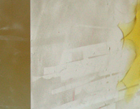 Proces indywiduacji 2016r., wym. 57cm x 6,5 cm, szkło